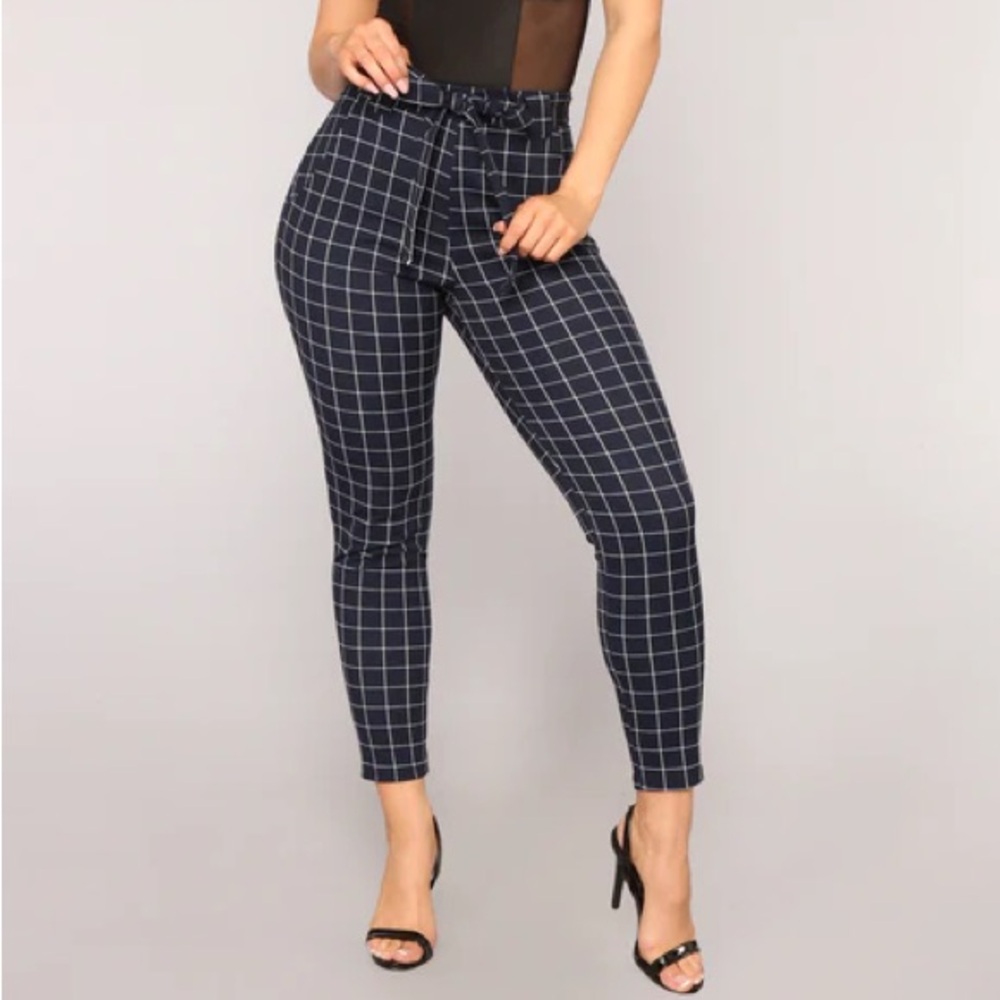FASHION NOVA “The Sweet Life Tie Waist Pants”